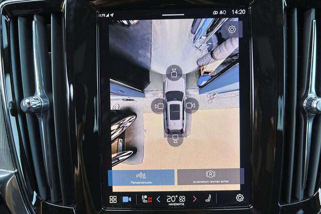 Volvo V90 T6 Recharge AWD Plus Dark - Panorama/schuifdak - IntelliSafe Assist & Surround - 360º Camera - Bowers & Wilkins audio - Adaptieve LED koplampen - Verwarmde voorstoelen, stuur & achterbank - Parkeersensoren voor & achter - Elektr. bedienb. voorstoelen met