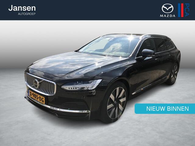 Volvo V90 2.0 T8 Plug-in hybrid AWD Plus Bright , Automaat, Trekhaak, Schuif-/Kanteldak, Harman Kardon, Adap.Cruise, 360 Camera, Stoel/Stuurverwarming, Apple Carplay, Clima, 19 Inch LMV, PDC, LKA