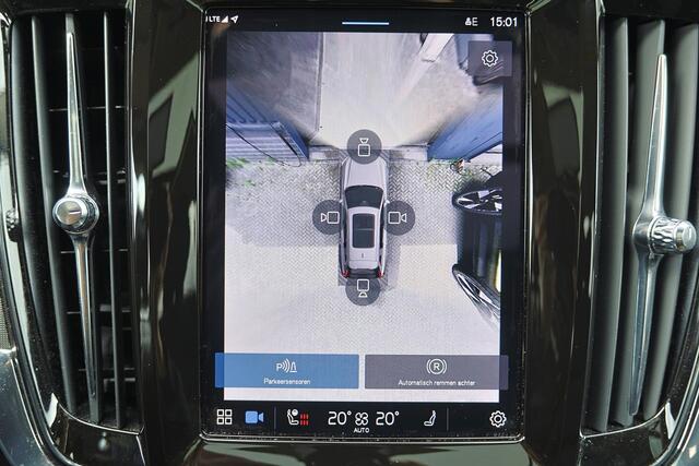 Volvo V90 T6 Recharge AWD Plus Bright - Panorama/schuifdak - IntelliSafe Assist & Surround - 360º Camera - Bowers & Wilkins audio - Adaptieve LED koplampen - Verwarmde voorstoelen, stuur & achterbank - Parkeersensoren voor & achter - Elektr. bedienb. voorstoelen met geheugen - Extra getint glas - Inklapbare trekhaak - 19' LMV