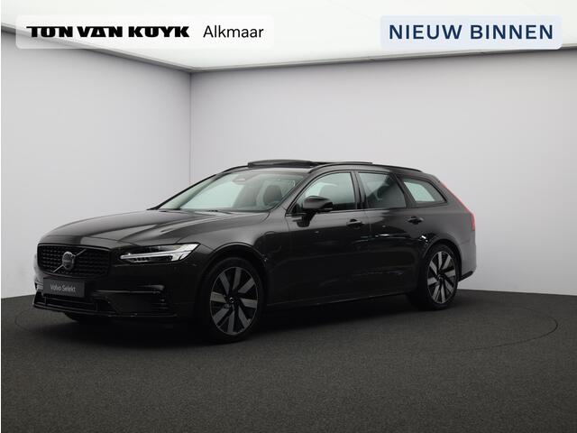 Volvo V90 T8 AWD Plug-in hybrid Ultra Dark / Trekhaak / Pan. dak / Head up displ. / Harman Kardon / Stoel+stuur+achterbankverwarming