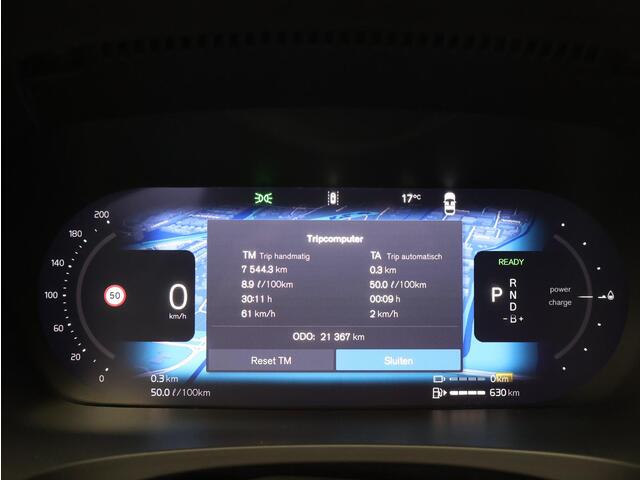 Volvo V90 T8 AWD Plug-in hybrid Ultra Dark / Trekhaak / Pan. dak / Head up displ. / Harman Kardon / Stoel+stuur+achterbankverwarming