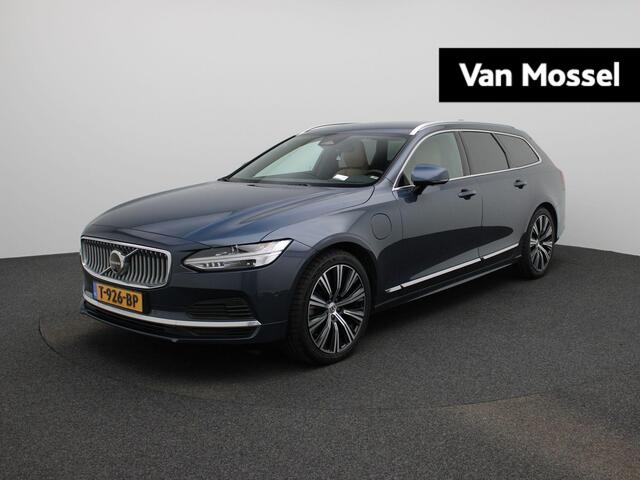 Volvo V90 2.0 T6 Plug-in hybrid AWD Plus Bright 350PK | Elektrische Trekhaak | Leder Interieur | Harman Kardon Audio | Memory Seats | Achterbankverwarming | Google Navigatie | Apple CarPlay & Android Auto