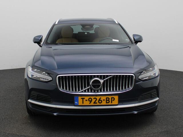 Volvo V90 2.0 T6 Plug-in hybrid AWD Plus Bright 350PK | Elektrische Trekhaak | Leder Interieur | Harman Kardon Audio | Memory Seats | Achterbankverwarming | Google Navigatie | Apple CarPlay & Android Auto
