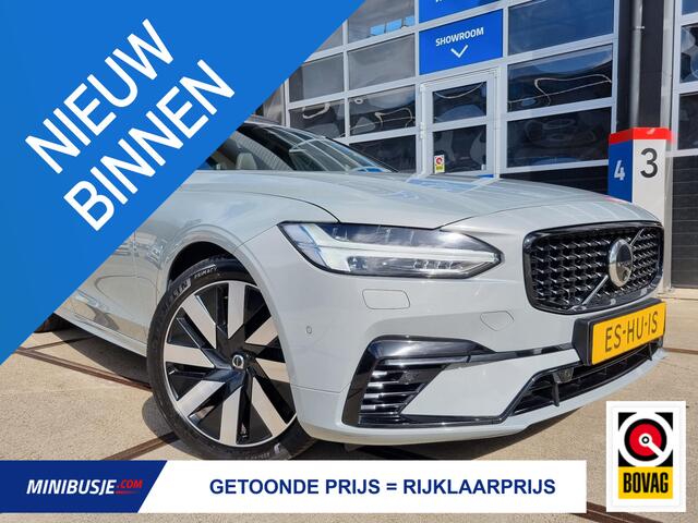 Volvo V90 2.0 T6 Plug-in hybrid AWD Ultra Dark LEER / PANORAMADAK / 19 INCH / HEAD-UP DISPLAY
