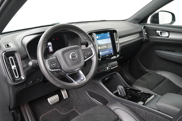 Volvo XC40 BWJ 2021 Recharge P8 408 PK AWD R-Design APPLE CARPLAY/ ANDROID AUTO / NAVI / CLIMA / ADAPATIVE CRUISE / STOELVERW. / HALF LEDER / AUTOMATICHE ACHTERKLEP / LMV / PDC