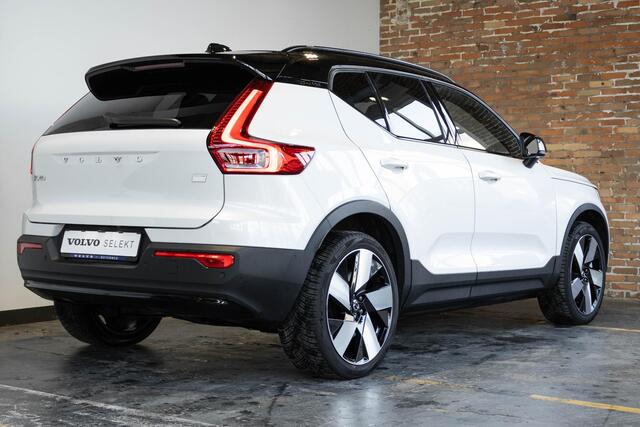 Volvo XC40 Single Motor Extended Range Ultimate 82 kWh | Panoramadak | Google infotainment | 360° parkeercamera | Stoel en stuurwiel verwarming | 20'' lichtmetalen velgen | Parkeersensoren voor + achter | Electrische bedienbare voorstoelen
