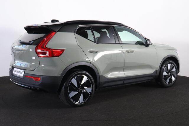 Volvo XC40 Extended Range Ultimate 82 kWh - Panorama/schuifdak - IntelliSafe Assist & Surround - 360º Camera - Verwarmde voorstoelen, stuur & achterbank - Parkeersensoren voor & achter - Elektr. bedienb. voorstoelen met geheugen links - Draadloze tel. lader - Warmte