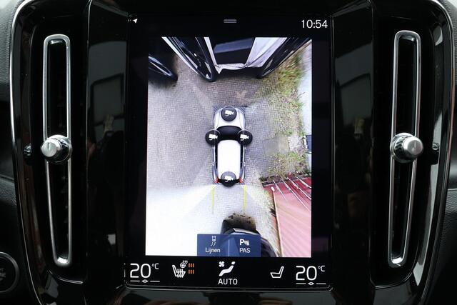 Volvo XC40 T5 Recharge Ultimate Bright - Panorama/schuifdak - IntelliSafe Assist - 360º Camera - Verwarmde voorstoelen, stuur & achterbank - Parkeersensoren voor & achter - Elektr. bedienb. voorstoelen met geheugen links - Draadloze tel. lader - Extra getint glas - 