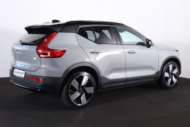 Volvo XC40 Recharge Twin Ultimate 82 kWh - Panorama/schuifdak - IntelliSafe Assist & Surround - 360º Camera - Verwarmde voorstoelen, stuur & achterbank - Parkeersensoren voor & achter - Elektr. bedienb. voorstoelen met geheugen links - Draadloze tel. lader - Warmtep