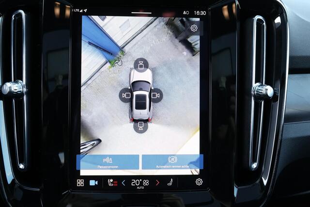 Volvo XC40 Recharge Twin Ultimate 82 kWh - Panorama/schuifdak - IntelliSafe Assist & Surround - 360º Camera - Verwarmde voorstoelen, stuur & achterbank - Parkeersensoren voor & achter - Elektr. bedienb. voorstoelen met geheugen links - Draadloze tel. lader - Warmtep