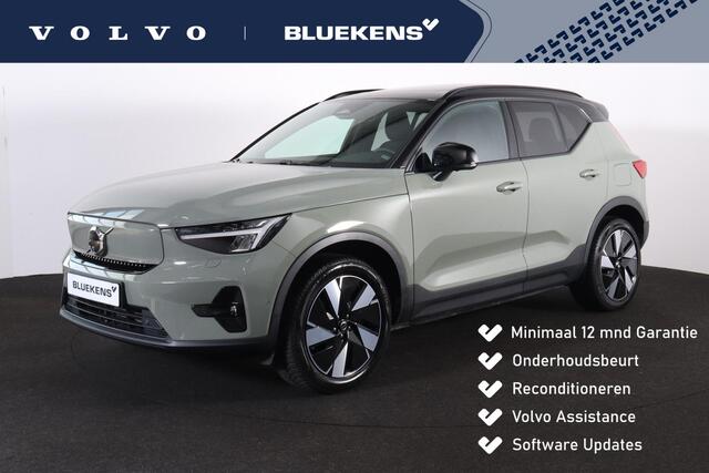 Volvo XC40 Extended Range Ultimate 82 kWh - Panorama/schuifdak - IntelliSafe Assist & Surround - 360º Camera - Harman/Kardon audio - Verwarmde voorstoelen, stuur & achterbank - Parkeersensoren voor & achter - Draadloze tel. lader - Extra getint glas - Elektr. inklap