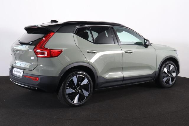 Volvo XC40 Extended Range Ultimate 82 kWh - Panorama/schuifdak - IntelliSafe Assist & Surround - 360º Camera - Harman/Kardon audio - Verwarmde voorstoelen, stuur & achterbank - Parkeersensoren voor & achter - Draadloze tel. lader - Extra getint glas - Elektr. inklap