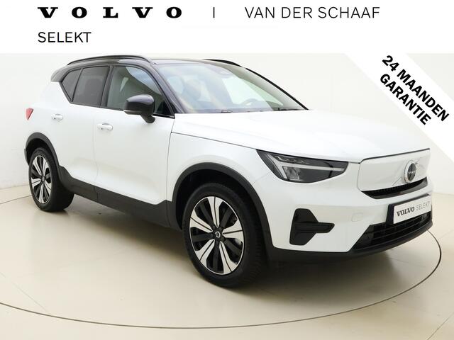 Volvo XC40 Recharge Plus 70 kWh / Wool Blend / El. Trekhaak / Getint glas / Adapt. Cruise / BLIS / El. Achterklep / Stoel + Stuurw. Verwarming / Keyless / 19 + all season /