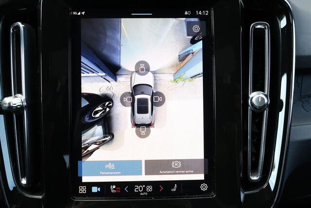 Volvo XC40 Extended Range Ultimate 82 kWh - Panorama/schuifdak - IntelliSafe Assist & Surround - Harman/Kardon audio - 360º Camera - Verwarmde voorstoelen, stuur & achterbank - Parkeersensoren voor & achter - Elektr. bedienb. voorstoelen met geheugen links - Draadlo