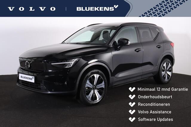 Volvo XC40 Recharge Ultimate 70 kWh - Panorama/schuifdak - IntelliSafe Assist & Surround - 360º Camera - Verwarmde voorstoelen & stuur - Parkeersensoren voor & achter - Elektr. bedienb. voorstoelen met geheugen links - Draadloze tel. lader - Warmtepomp - Extra getin