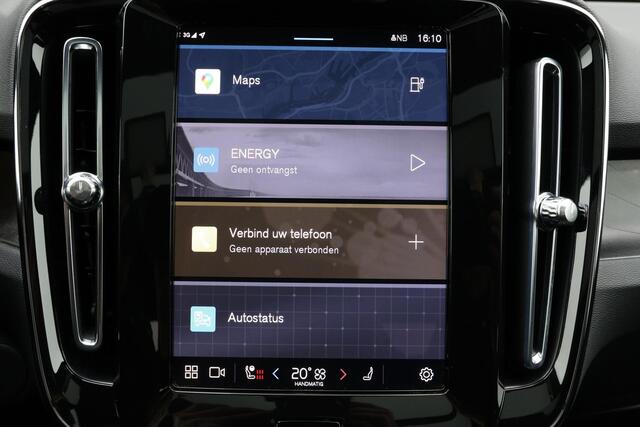 Volvo XC40 Recharge Ultimate 70 kWh - Panorama/schuifdak - IntelliSafe Assist & Surround - 360º Camera - Verwarmde voorstoelen & stuur - Parkeersensoren voor & achter - Elektr. bedienb. voorstoelen met geheugen links - Draadloze tel. lader - Warmtepomp - Extra getin