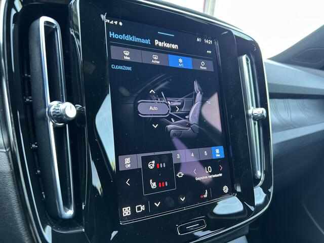 Volvo XC40 Single Motor Extended Range Plus 82 kWh Parkeer camera, Verwarmde stoelen + Stuur, Microtech Nubuck interieur, Extra getint glas,