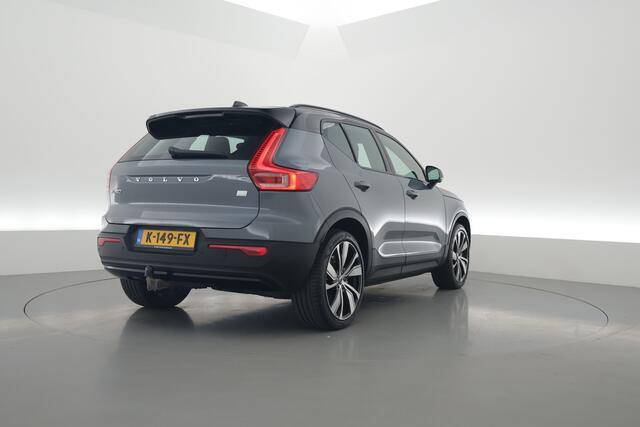Volvo XC40 Recharge P8 AWD R-Design | Pano | 360cam | H&K | Elek. Trekhaak | 20'' | Adapt. Cruise | Elek. Stoelen