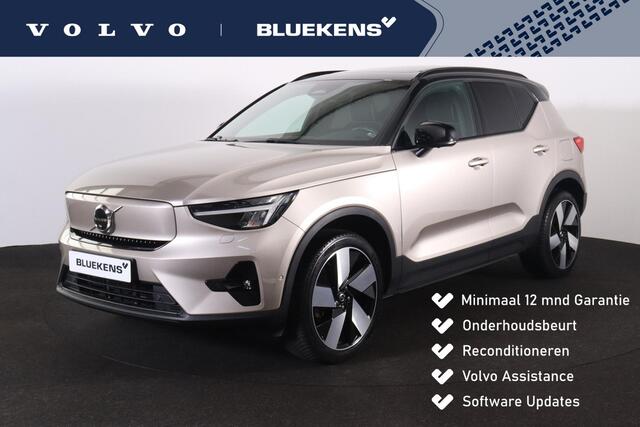 Volvo XC40 Recharge Twin Ultimate 78 kWh - IntelliSafe Assist & Surround - 360º Camera - Harman/Kardon audio - Verwarmde voorstoelen, stuur & achterbank - Parkeersensoren voor & achter - Elektr. bedienb. voorstoelen met geheugen links - Draadloze tel. lader - Warmte