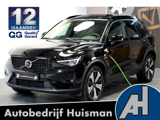 Volvo XC40 1.5 T4 Plug-in Hybrid 155kW/211pk DCT7 Ultimate Dark PANORAMADAK + HARMAN/KARDON + LEER/ALCANTARA + CRUISE + NAVI SENSUS + LANE ASSIST + EL.STOELEN + STOEL-&STUURVERWARMING + CAMERA + KEYLESS + PARKSENSOREN V&A + 19" LM-VELGEN!!