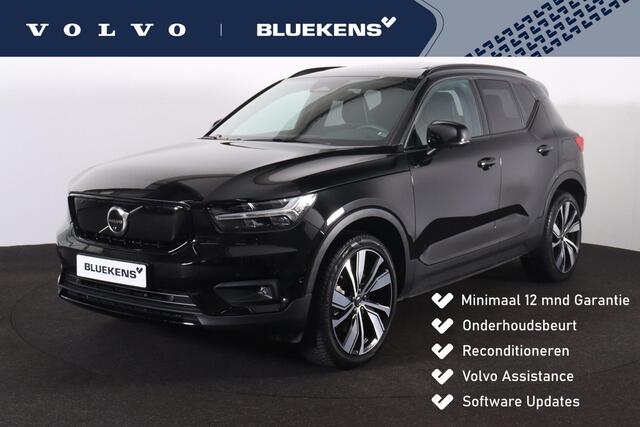 Volvo XC40 Recharge Ultimate 70 kWh - Panorama/schuifdak - IntelliSafe Assist & Surround - 360º Camera - Harman/Kardon audio - Adaptieve LED koplampen - Verwarmde voorstoelen & stuur - Parkeersensoren voor & achter - Elektr. bedienb. voorstoelen met geheugen links -