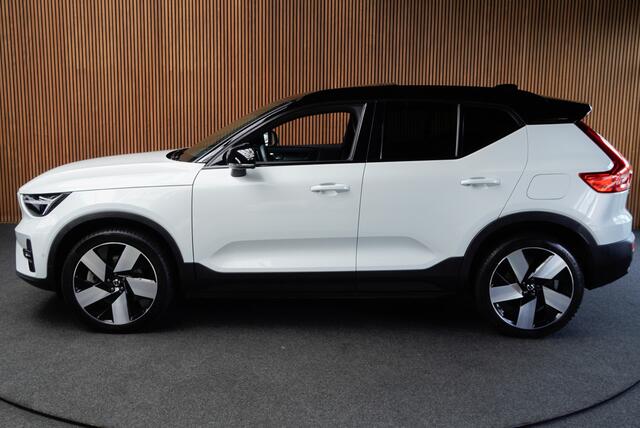 Volvo XC40 Recharge 70 kWh Panodak Leer Harman K Navi Camera Elektr. trekhaak Elektr. bedienbare achterklep Memory seats Sfeerverlichting Stuurverwarming Stoelverwarming PDC LM velgen BTW auto!