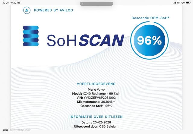 Volvo XC40 Recharge Ultimate 70 kWh *SOH 96%* PANORAMADAK | harman/kardon | Trekhaak