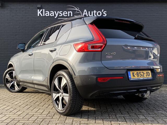 Volvo XC40 Recharge P8 AWD 408 pk R-Design | 1e eigenaar | dealer onderh. | panoramadak | trekhaak | leder/alcantara | navigatie