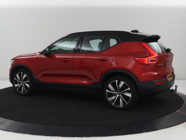 Volvo XC40 Recharge P8 AWD R-Design | SOH 92% | Stoel & stuurverwarming | Trekhaak | Warmtepomp | Leder/Alcantara | Carplay | Navigatie | Adaptive cruise | Keyless | Navigatie