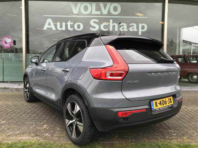 Volvo XC40 Recharge P8 AWD R-Design | Rijklaar incl 12 mnd Bovag | SoH 93% Leder Trekhaak Stoel + stuur verwarming