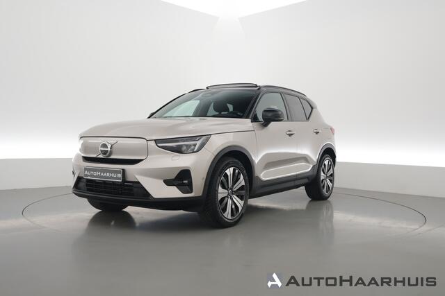 Volvo XC40 Recharge Ultimate | Rijklaar! | 96.7% SOH | Pano | Dig. Cockpit | Bliss | 360*+PDC | Harman/Kardon | Stuur-stoelverw. | Adapt. Cruise | Elek. Klep | Nav+App.Connect | LED | 19'' V