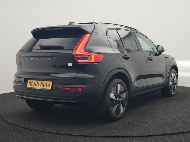 Volvo XC40 Single Motor Extended Range Ultimate 82 kWh 252pk Dealer O.H. | Panodak | Adaptive Cruise | 360 Camera | Harman / Kardon | Warmtepomp | Sportstoelen Memory & Verwarmd | Google Assistent | Keyless | Blis | Stuur Verwarmd | Apple Carplay | DAB | 19"L.M |