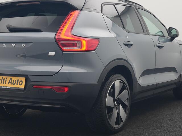Volvo XC40 Recharge Twin Ultimate 78 kWh 408pk | Panodak | Adaptive Cruise | 360 Camera | Harman / Kardon | Lederen Sportstoelen Memory & Verwarmd | Blis | Keyless | Stuur Verwarmd | Google Assistent | Apple Carplay | DAB | 20"L.M |