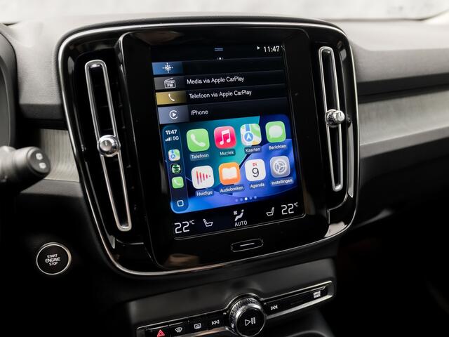 Volvo XC40 1.5 T4 Recharge Inscription 211Pk Automaat (APPLE CARPLAY, GROOT NAVI, STUUR/STOELVERWARMING, CAMERA, LEDER, KEYLESS, SPORTSTOELEN, GETINT GLAS, NIEUWSTAAT)