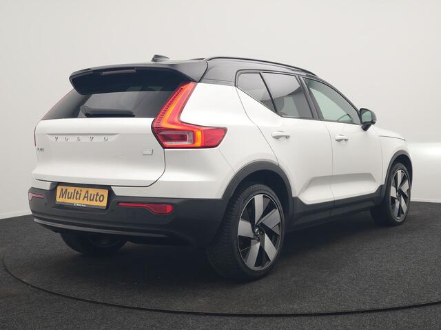 Volvo XC40 Recharge Ultimate 69 kWh 231pk Dealer O.H. | Panodak | Adaptive Cruise | Warmtepomp | 360 Camera | Harman / Kardon | Alcantara Sportstoelen Memory & Verwarmd | Stuur Verwarmd | Keyless | Blis | Apple Carplay | Google Assistent |