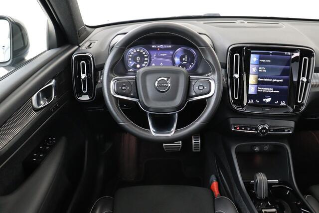 Volvo XC40 T5 RECHARGE R-DESIGN *VOL!* -PANO.DAK|HARMAN/KARDON|360°CAM|POWER-SEATS|STANDKACHEL|BLIS|CLIMATE.PRO|VERW.VOORRUIT|TREKHAAK|19"