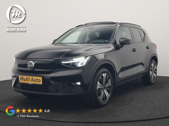 Volvo XC40 Ultimate Recharge Pure 70 kWh 231pk | Panodak | Warmtepomp | Adaptive Cruise | 360 Camera | Harman / Kardon | Alcantara Sportstoelen Memory & Verwarmd | Stuur Verwarmd | Google Assistent | Apple Carplay | Keyless | Blis | DAB |