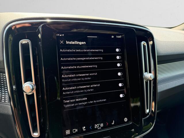 Volvo XC40 Recharge P8 AWD R-Design SOH 92%, Stuur/Stoelverwarming, Harman Kardon, Memory, Black Optic