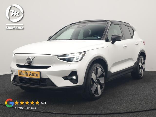 Volvo XC40 Recharge Ultimate 70 kWh 232pk Dealer O.H | Panodak | Adaptive Cruise | Harman / Kardon | 360 Camera | Alcantara Sportstoelen Memory & Verwarmd | Apple Carplay | Keyless | Stuurverwarming | BLIS | Google Assistant & Maps | Virtual | Navigatie | DAB | 20"L