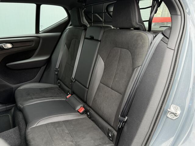 Volvo XC40 BWJ 2021 Recharge 408 PK P8 AWD R-Design FULL LED | HALF LEDER | ADAPTIVE CRUISE | STOEL + STUURVERW. | CAMERA | ELEKTR. ACHTERKLEP | NAVI | CLIMA | CARPLAY + ANDROID | LMV | PDC