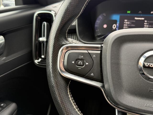 Volvo XC40 BWJ 2021 Recharge 408 PK P8 AWD R-Design FULL LED | HALF LEDER | ADAPTIVE CRUISE | STOEL + STUURVERW. | CAMERA | ELEKTR. ACHTERKLEP | NAVI | CLIMA | CARPLAY + ANDROID | LMV | PDC