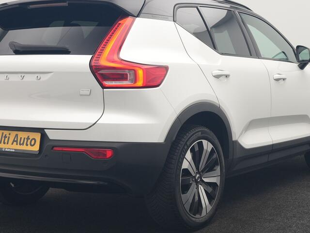 Volvo XC40 Recharge Plus 70 kWh 231pk Dealer O.H | Trekhaak Af Fabriek | Warmtepomp | Adaptive Cruise | Camera | Sportstoelen & Stuur Verwarmd | Google Assistent | Pilot Assist | Apple Carplay | Virutal Cockpit | DAB | 19"L.M