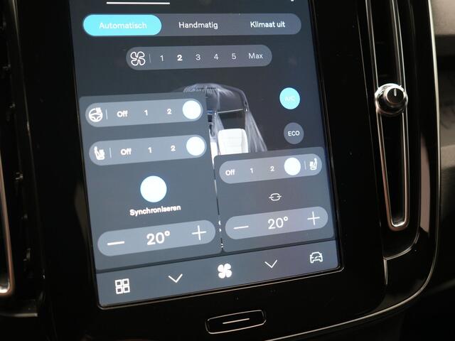 Volvo XC40 Recharge Plus 70 kWh 231pk Dealer O.H | Trekhaak Af Fabriek | Warmtepomp | Adaptive Cruise | Camera | Sportstoelen & Stuur Verwarmd | Google Assistent | Pilot Assist | Apple Carplay | Virutal Cockpit | DAB | 19"L.M