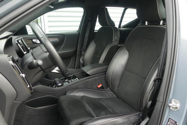 Volvo XC40 1.5 T4 Recharge R-Design ELEKT. TREKHAAK, STOELVERWARMING, LEER/ALCANTARA, ADAPT. CRUISE, CLIMA, NAVI, CAMERA, PDC V&A, APPLE CARPLAY/ANDROID AUTO, KEYLESS, HARMAN/KARDON, ELEKT. ACHTERKLEP, 131.273KM