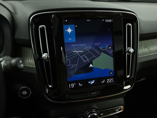 Volvo XC40 2.0 T4 Inscription 190Pk Automaat (PANORAMADAK, HARMAN/KARDON, CAMERA, MEMORY SEATS, BRUIN LEDER, APPLE CARPLAY, ZWART HEMEL, NIEUWSTAAT)