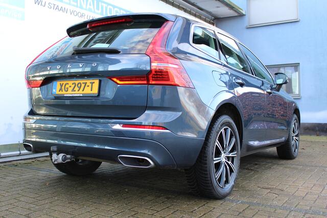 Volvo XC60 2.0 T8 Twin Engine AWD Inscription | Incl. 12 maanden Garantie | Panorama dak | Wegklapbare trekhaak | Adaptive Cruise | Apple CarPlay/Android Auto | Navigatie | Stoelverwarming | Climate controle | Parkeersensoren V+A | Elektrische kofferbak | Memory sto