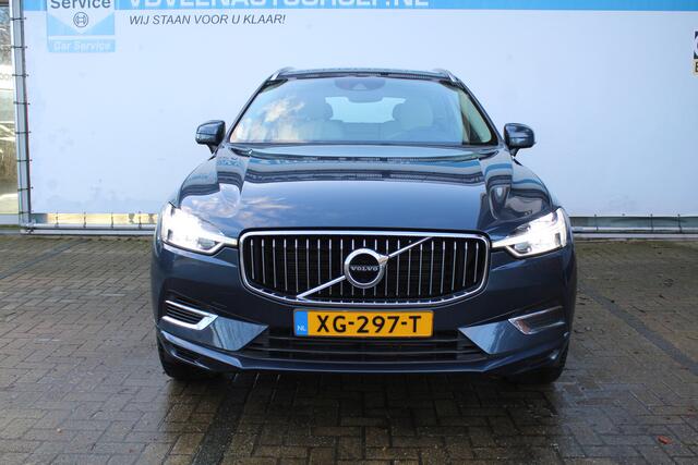 Volvo XC60 2.0 T8 Twin Engine AWD Inscription | Incl. 12 maanden Garantie | Panorama dak | Wegklapbare trekhaak | Adaptive Cruise | Apple CarPlay/Android Auto | Navigatie | Stoelverwarming | Climate controle | Parkeersensoren V+A | Elektrische kofferbak | Memory sto