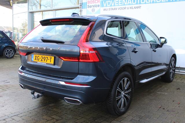 Volvo XC60 2.0 T8 Twin Engine AWD Inscription | Incl. 12 maanden Garantie | Panorama dak | Wegklapbare trekhaak | Adaptive Cruise | Apple CarPlay/Android Auto | Navigatie | Stoelverwarming | Climate controle | Parkeersensoren V+A | Elektrische kofferbak | Memory sto