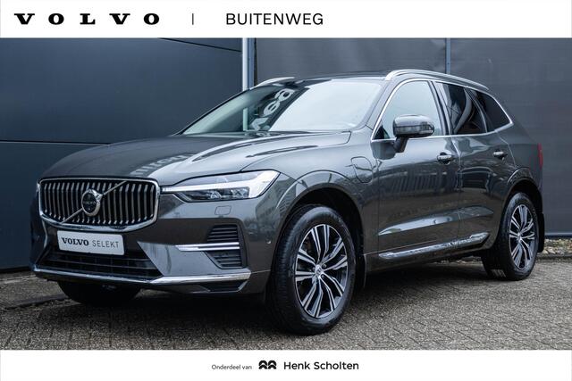 Volvo XC60 T8 Automaat Plug-in hybrid AWD Inscription | Premium Audio by Bowers en Wilkins|Parkeerverwarming|Alarmklasse 3| Adaptieve Cruise Control| Blind spot| Semi electrische Trekhaak| Electrisch bedienbare voorstoelen| Rondomzicht Camera.
