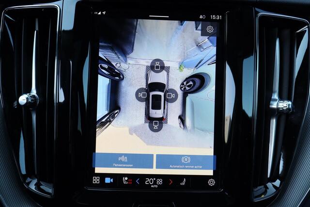 Volvo XC60 Recharge T8 AWD Plus Dark - Panorama/schuifdak - IntelliSafe Assist & Surround - 360° Camera - Harman/Kardon audio - Verwarmde voorstoelen, stuur & achterbank - Parkeersensoren voor & achter - Elektr. bedienb. voorstoelen met geheugen - Draadloze tel. lad